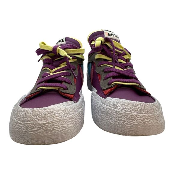 Nike x Sacai Blazer Low Magenta Blue Yellow Men’s Size 9 Collab Sneaker - Picture 2 of 13
